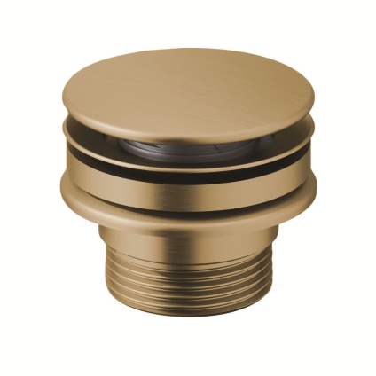 Cutout image of Crosswater 3ONE6 Brass Basin Click-Clack Waste | Sanctuary